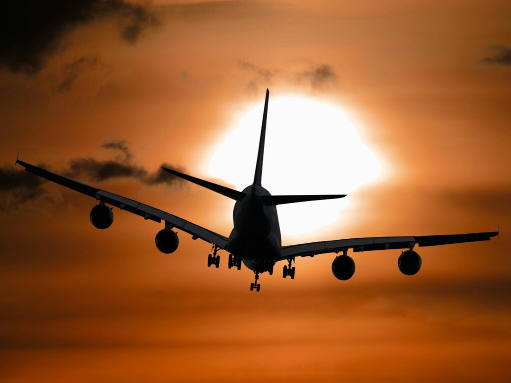avion dans air 
