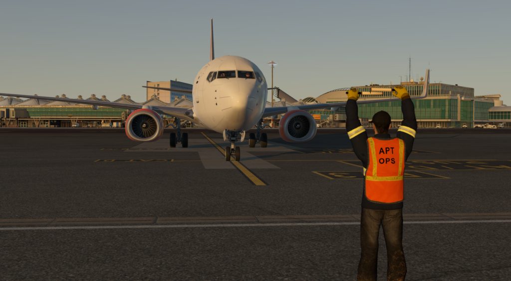avion sur une piste d'atterrissage