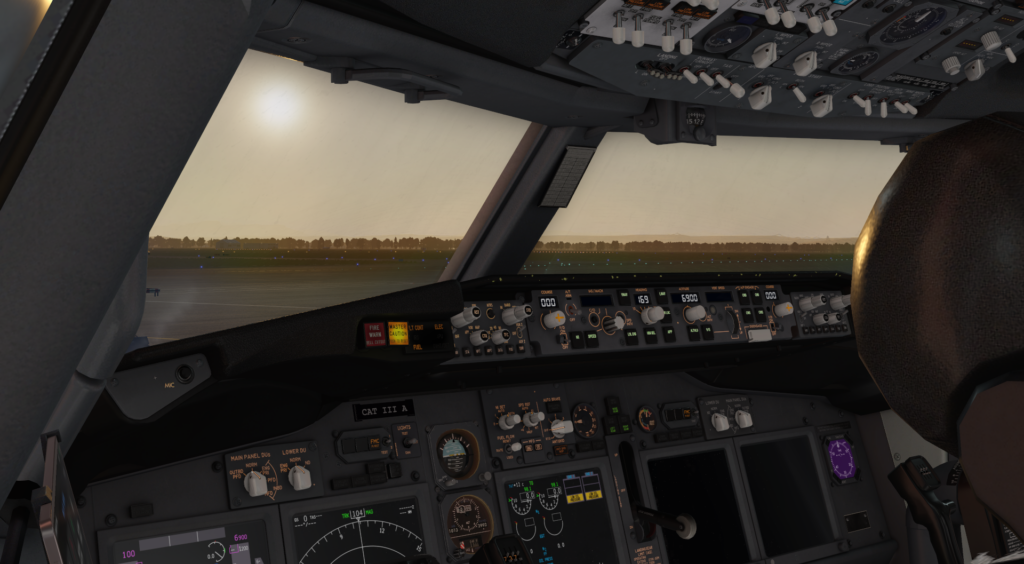 cockpit vu de l'intérieur